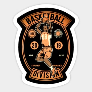 Basketball Division Sticker